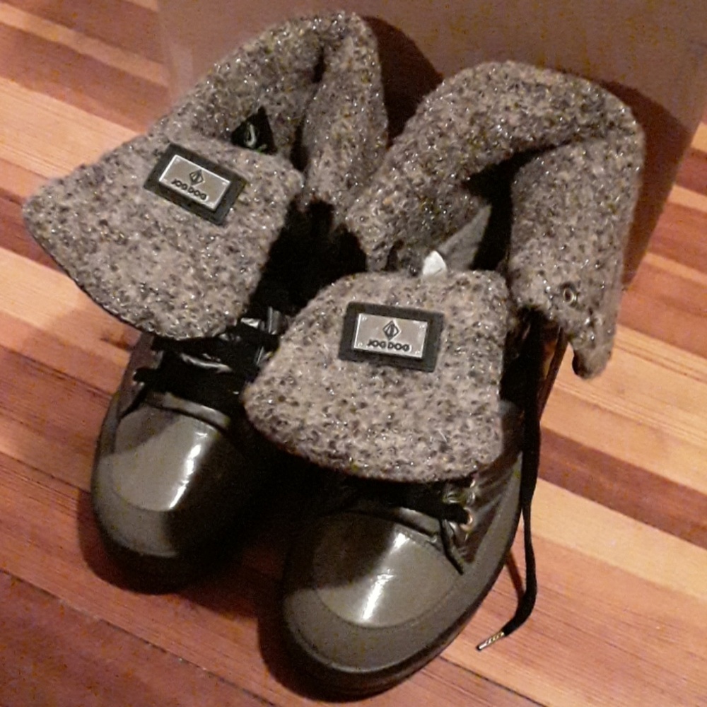 Brown/metallic Jogdog boots size 40